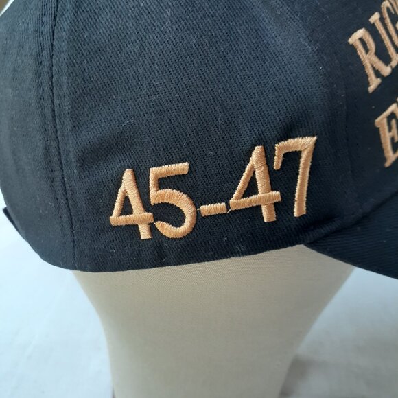 New Trump Was Right About Everything - 45-47 - Black Baseball Cap - Adjustable F - Picture 7 of 11